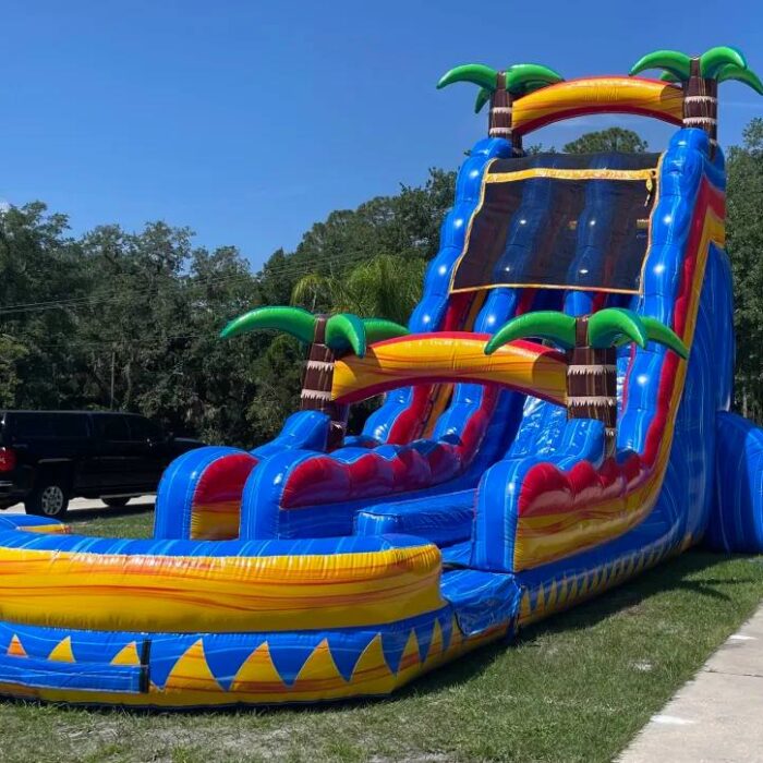 Tropical Thunder Dual-Lane Water Slide