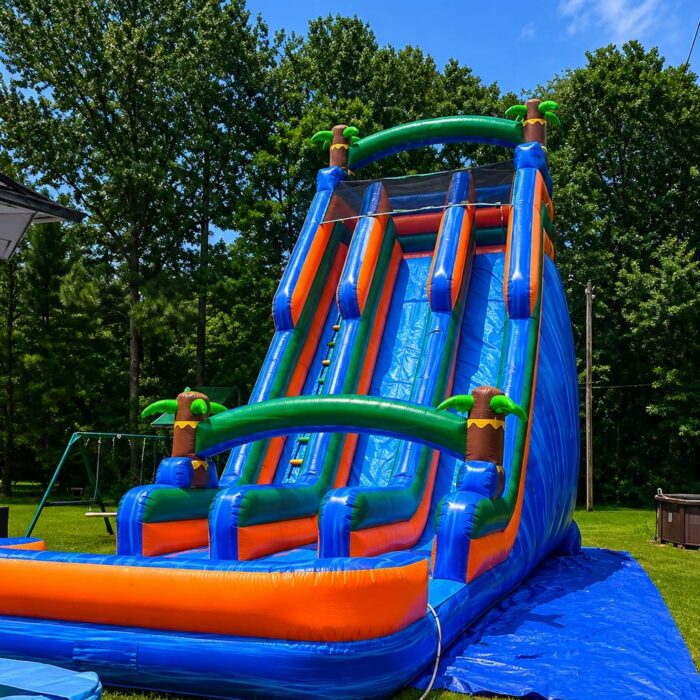Tropical Tower Triple-Lane Water Slide