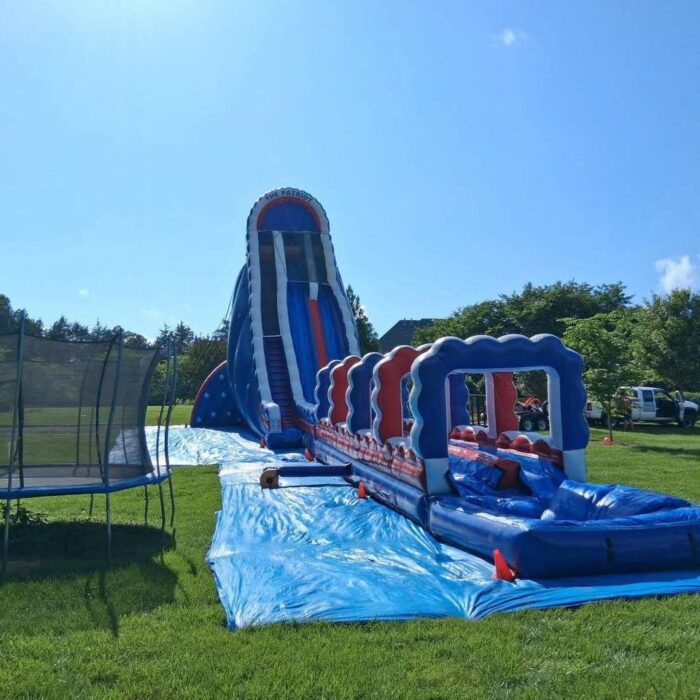 40FT Inflatable Patriot Water Slide