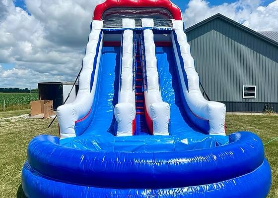 All-American Triple-Lane Water Slide